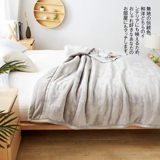 和風ブランケット　吸湿保温