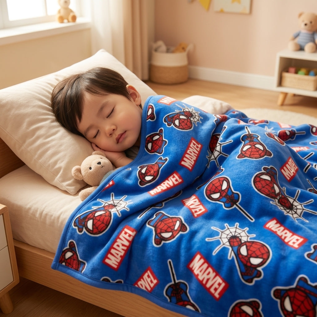 スパイダーマン ブランケット キッズ お昼寝ケット 70×100cm - 画像5