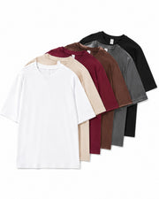 230G コットン リラックスフィット ドロップショルダー 半袖 ベーシック Tシャツ 2604 - 画像 1